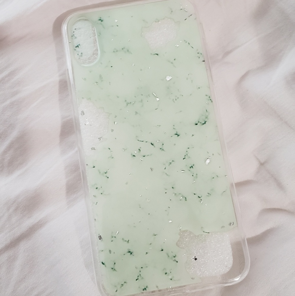 Green Marble Foil iPhone X/XS/XS Max Case